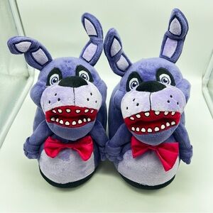 Five Nights At Freddy’s Youth Large Slippers Bonnie Purple FNAF Plush